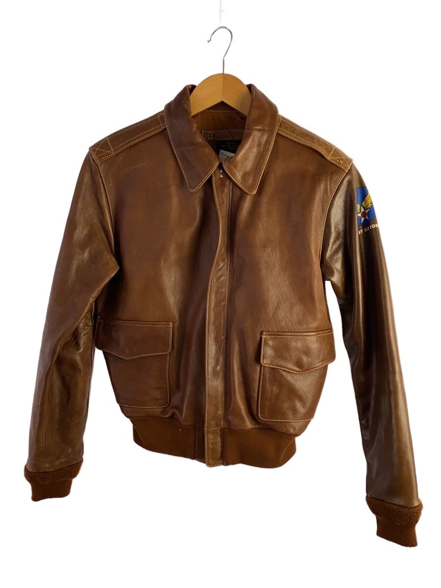 【中古】MORGAN PRODUCTS◆a-2ブルゾン/36/レザー/BRW/made in korea【メンズウェア】|2nd STREET 店