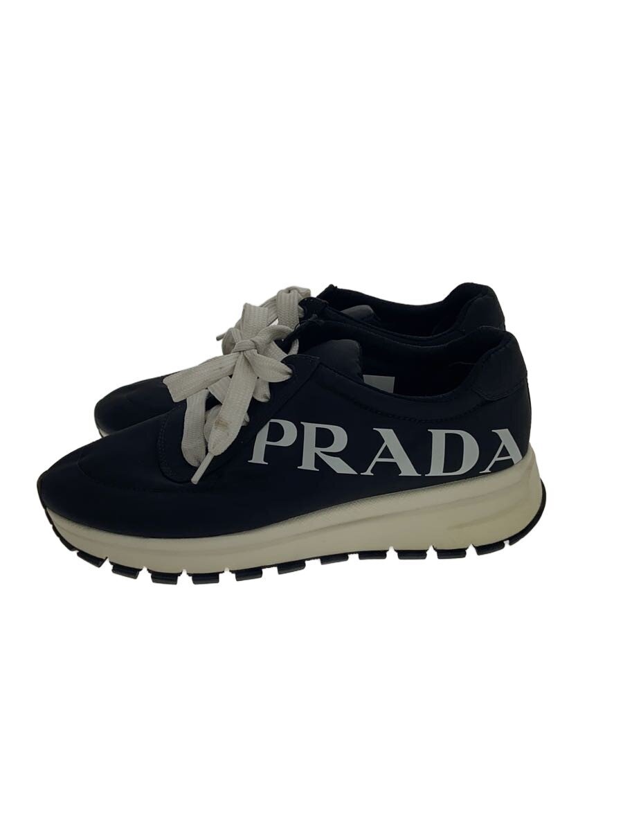 【中古】PRADA◆ローカットスニーカー/37/BLK/1E552L【シューズ】