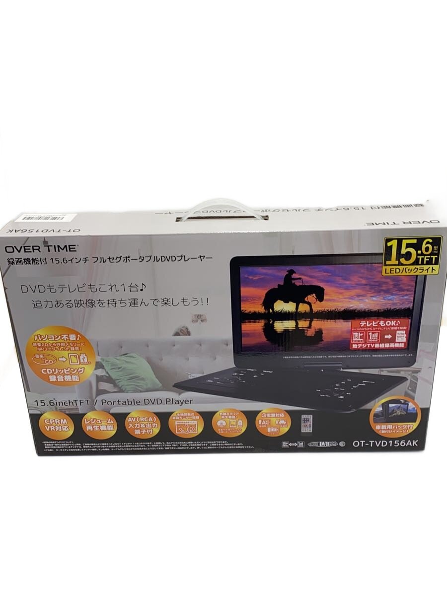 【中古】OVER TIME◆ポータブルDVD/OT-TV156AK【家電・ビジュアル・オーディオ】