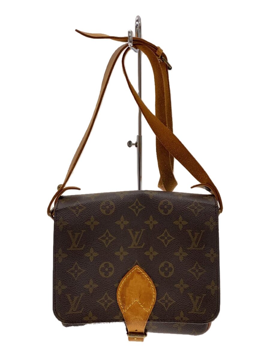 【中古】LOUIS VUITTON◆ショルダーバッグ/PVC/BRW/M51252【御徒面子】