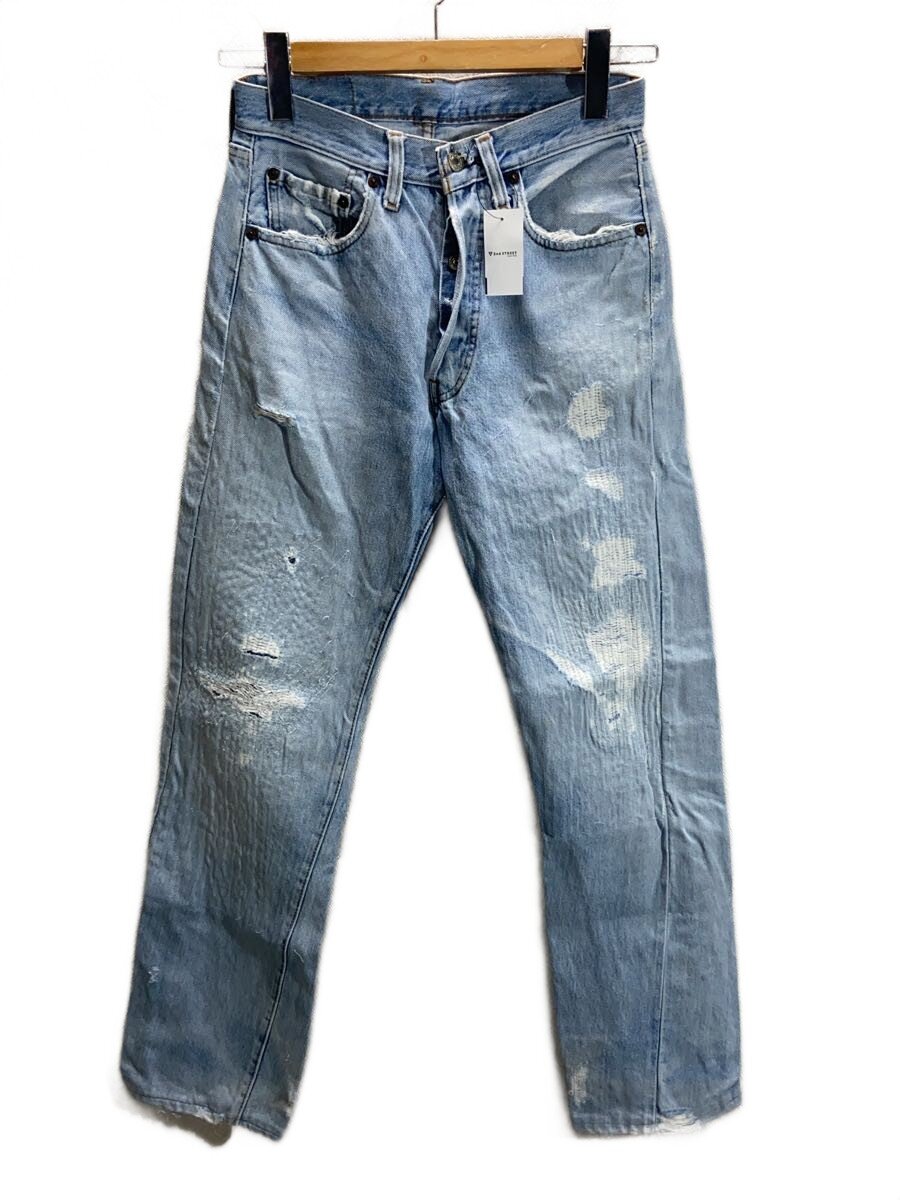 【中古】Levi&rsquo;s◆66後期/ボタン裏6/リペアアリ/ボトム/30/IDG/無地【メンズウェア】｜2ｎｄ STREET 店