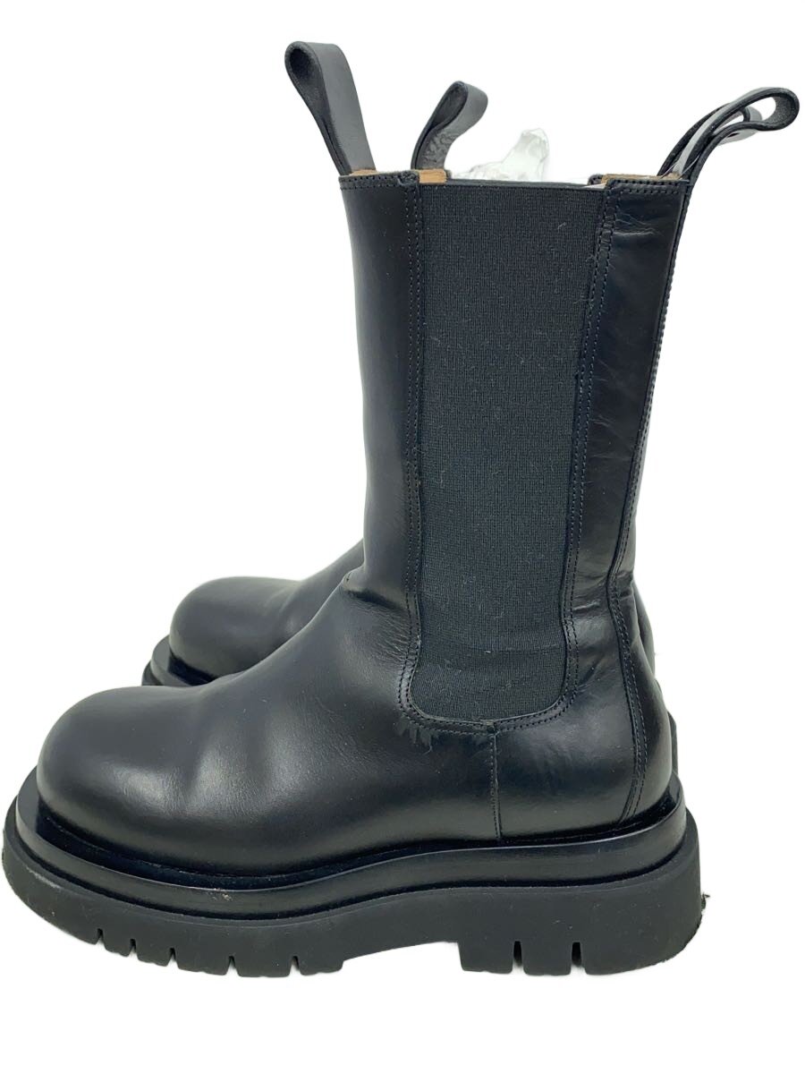 【中古】BOTTEGA VENETA◆LUG boots/サイドゴアブーツ/36/BLK/レザー【シューズ】｜2ｎｄ STREET 店