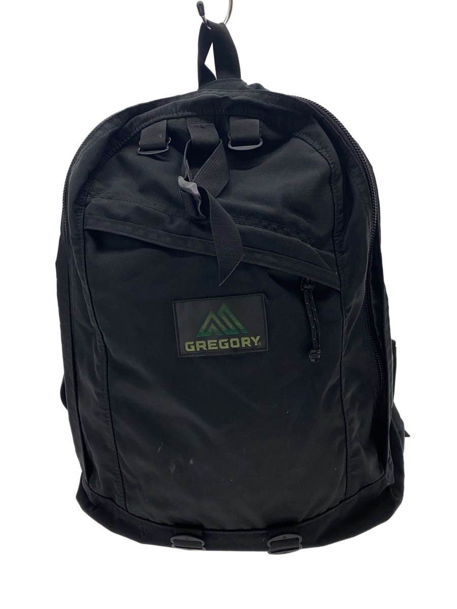 【中古】GREGORY◆背嚢/帆布/BLK//【御徒面子】