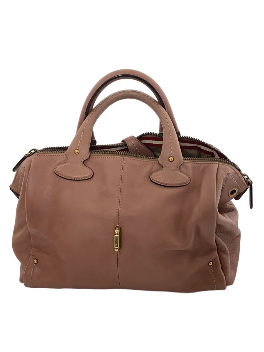 【中古】BALLY◆御徒面子/なめし革/PNK【御徒面子】