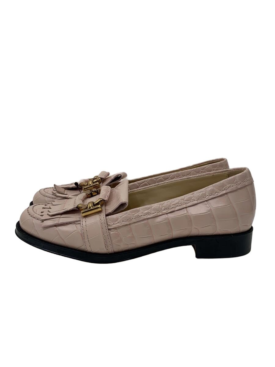 【中古】TOD’S◆置き目毛皮/36.5/PNK【シューズ】