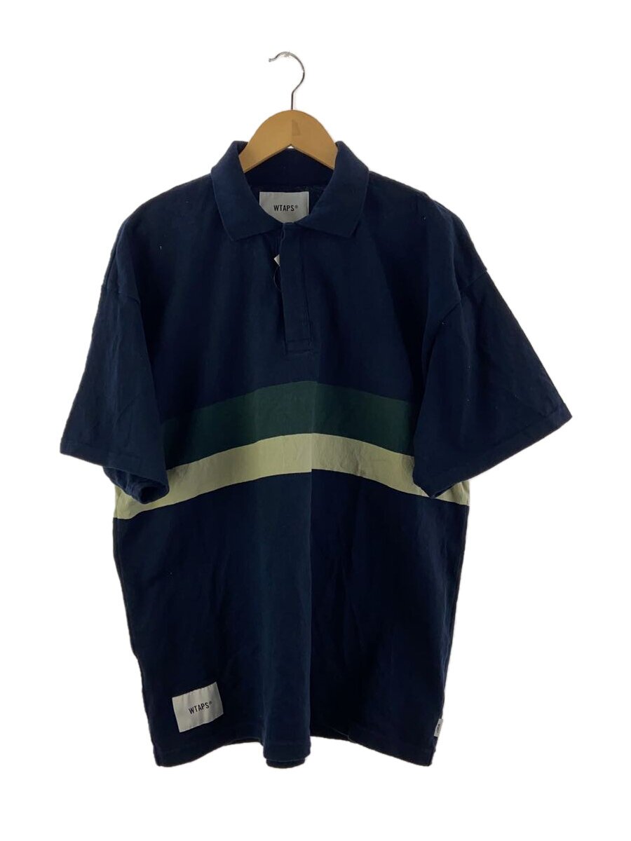 【中古】WTAPS◆半袖プルオーバー/--/綿織物/NVY/231ATDT-CSM23【メンズウェア】