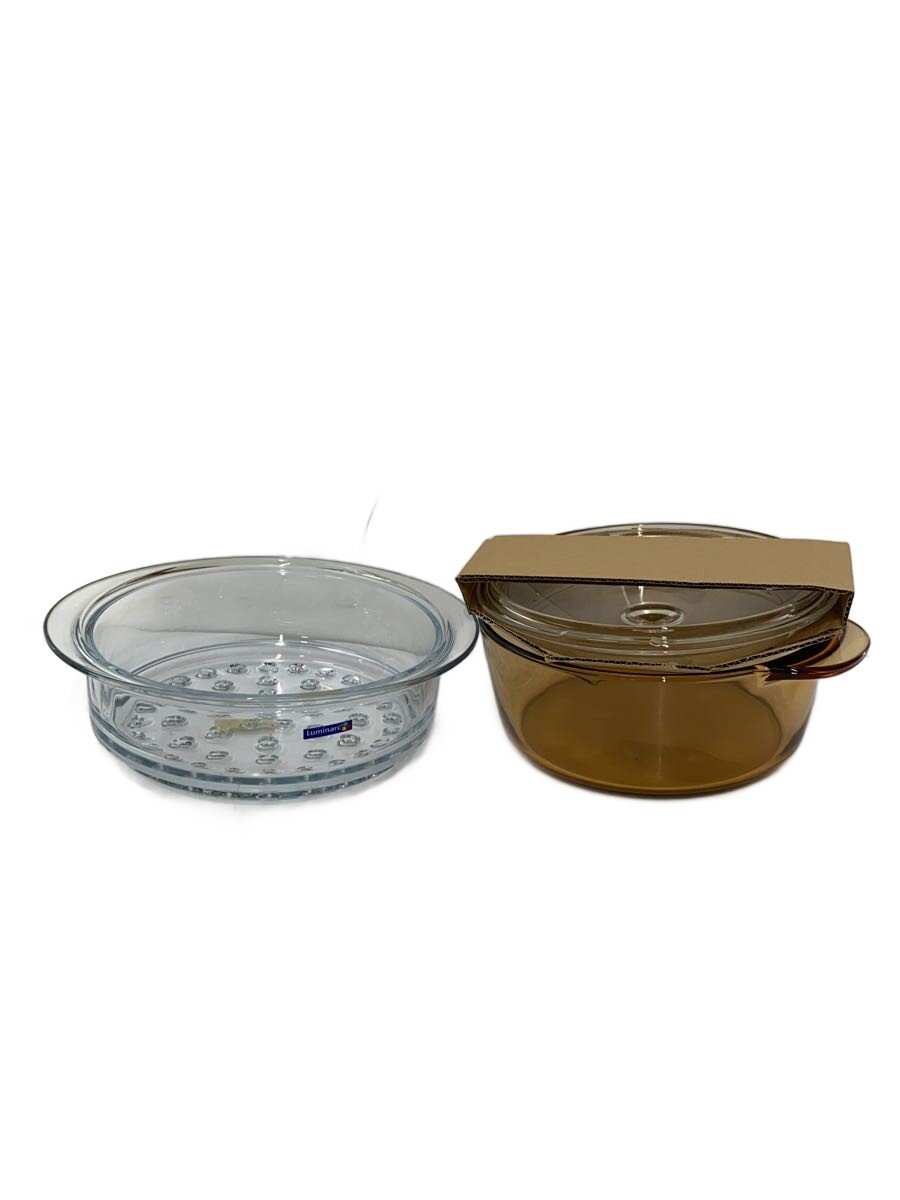【中古】貝印◆luminarc/耐熱ガラス蒸し器/調理器具/生活雑貨/【キッチン用品】