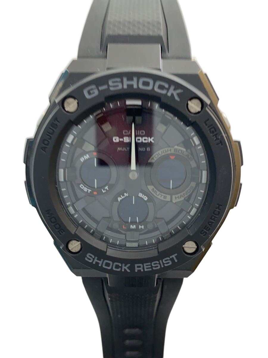 【中古】CASIO◆G-SHOCK/ソーラー腕時計/デジアナ/BLK/GST-W100G-1BJF【服飾雑貨他】｜2ｎｄ STREET 店