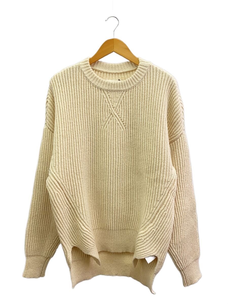 【中古】JIL SANDER◆ニット・セーター(厚手)/48/コットン/BEG/無地/J22GP0113【メンズウェア】｜2ｎｄ STREET 店