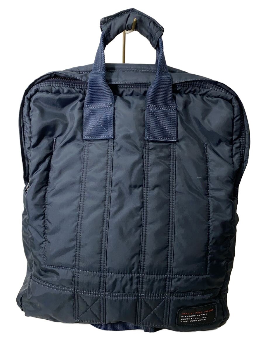 【中古】MARC BY MARC JACOBS◆背嚢/ナイロン/NVY【御徒面子】