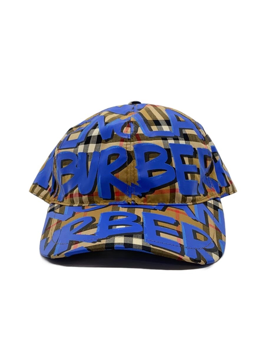 【中古】BURBERRY◆旗がしら/--/綿織物/マルチ色つや/総柄/メンズ//【服飾雑貨他】