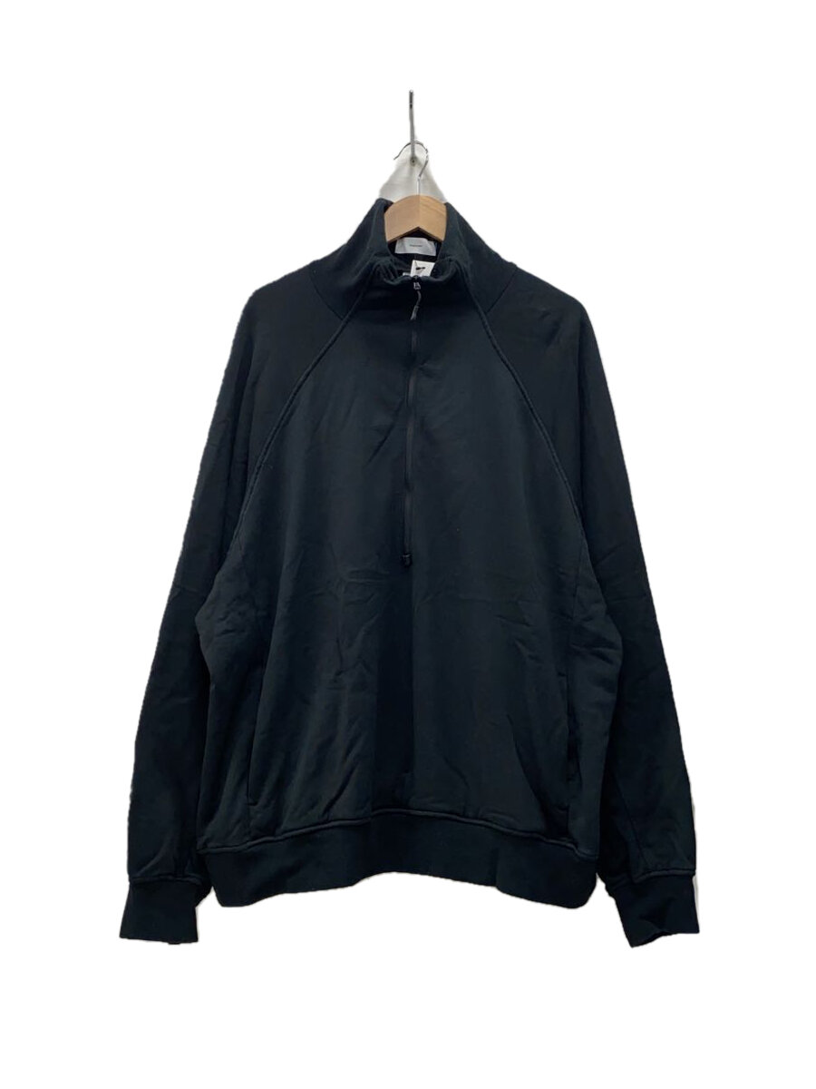 【中古】Graphpaper◆NORMAL EXPERT/1/2 COTTON JERSEY/XXL/綿織物/BLK【メンズウェア】