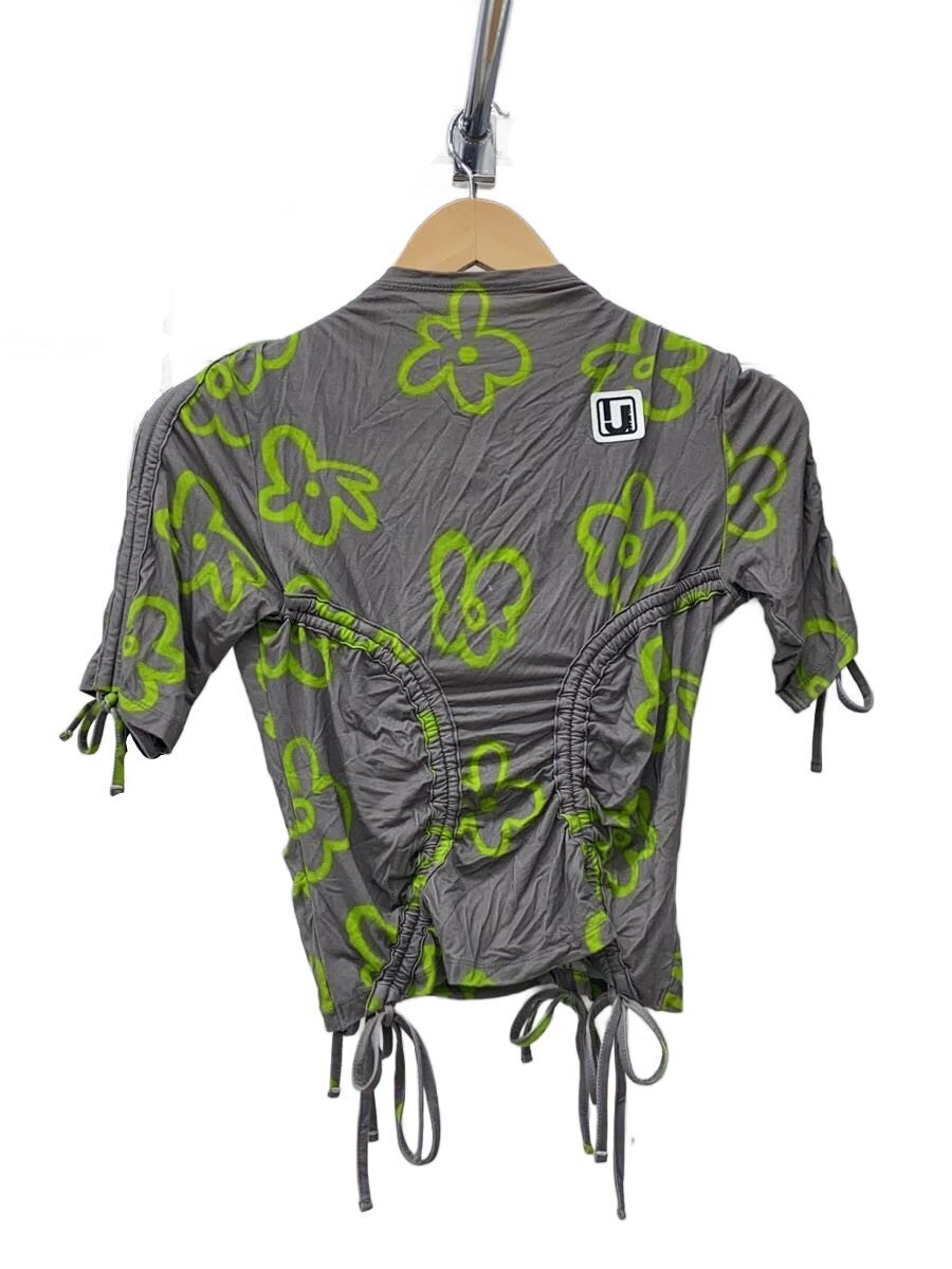 【中古】irojikake◆Transform Tops/半袖カットソー/S/人絹/GRY/総柄/IG24SS-TP09//【レディース御召しもの】