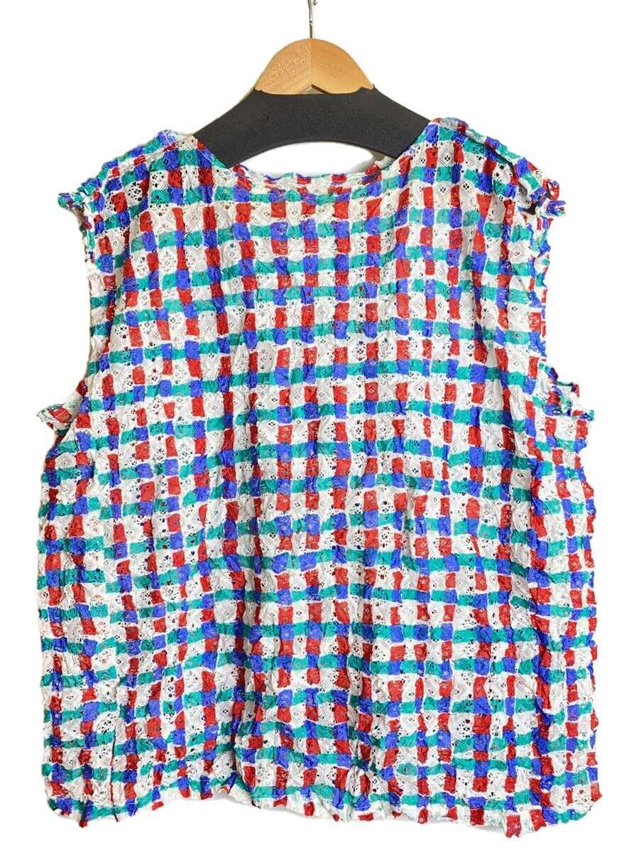 【中古】me ISSEY MIYAKE◆トップス/--/ポリエステル/マルチ色つや/MI52JK881//【レディース御召しもの】