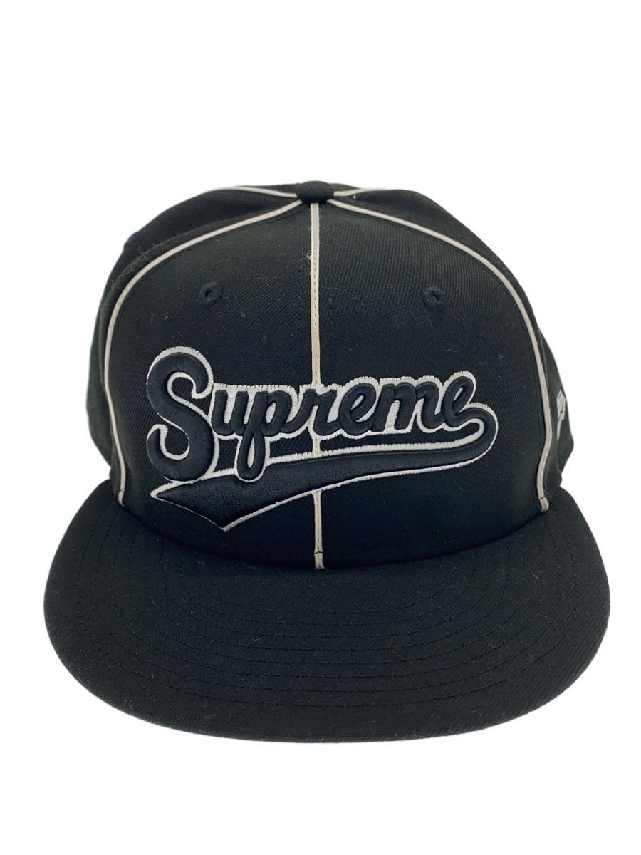 【中古】Supreme◆59FIFTY/Piping Script Logo NewEra/キャップ/ブラック/25SS/7 3/4【服飾雑貨他】|2nd STREET 店