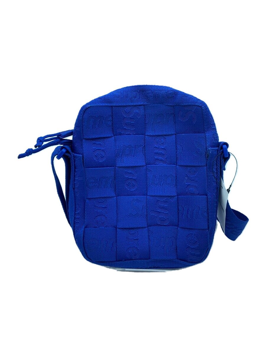 【中古】Supreme◆ショルダーバッグ/ポリエステル/BLU【御徒面子】