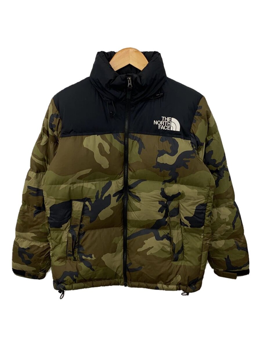 【中古】THE NORTH FACE◆NOVELTY NUPTSE JACKET_ノベルティーヌプシジャケット/シミ/左袖穴/M/ナイロン/KHK【メンズウェア】｜2ｎｄ STREET 店