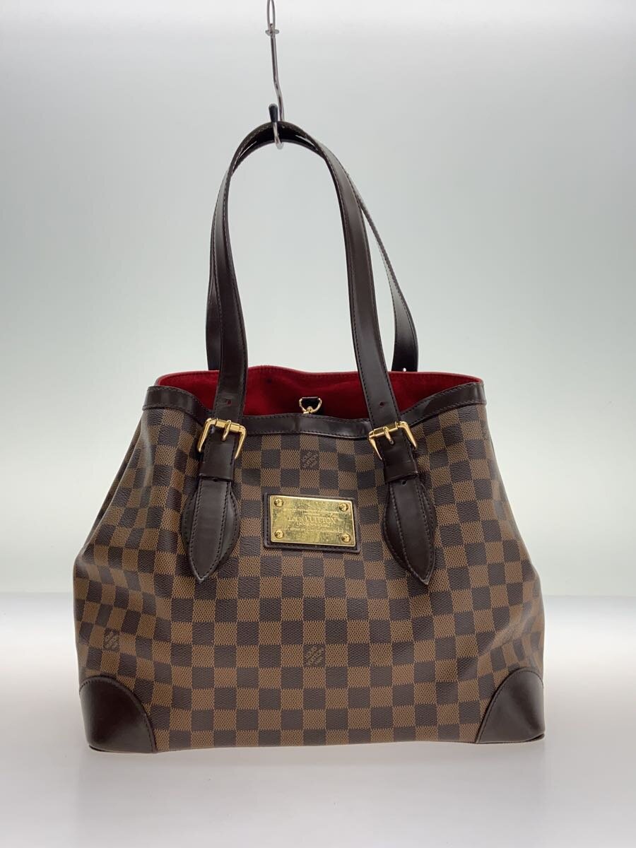 【中古】LOUIS VUITTON◆ハムステッドMM_ダミエ・エベヌ/PVC/BRW【バッグ】｜2ｎｄ STREET 店