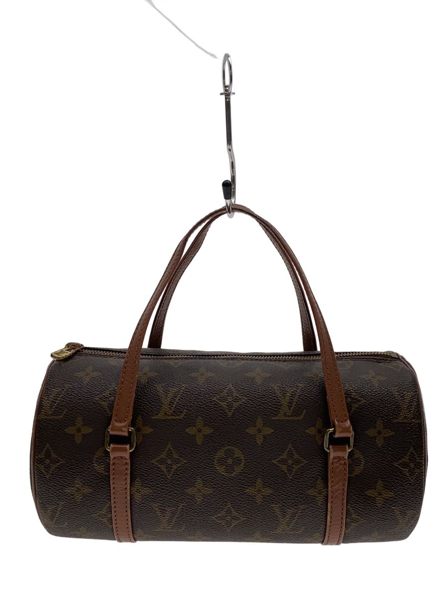 【中古】LOUIS VUITTON◆1)パピヨン26_モノグラム・帆布/PVC/BRW【御徒面子】