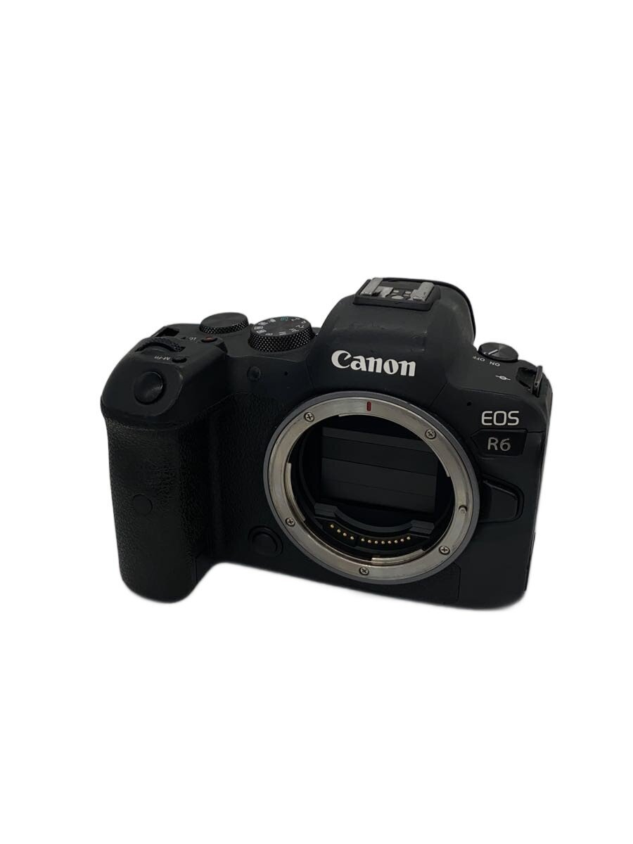 【中古】CANON◆デジタル一眼写真機 EOS R6 上半身/非完全無欠バッテリーチャージャー【写真機】