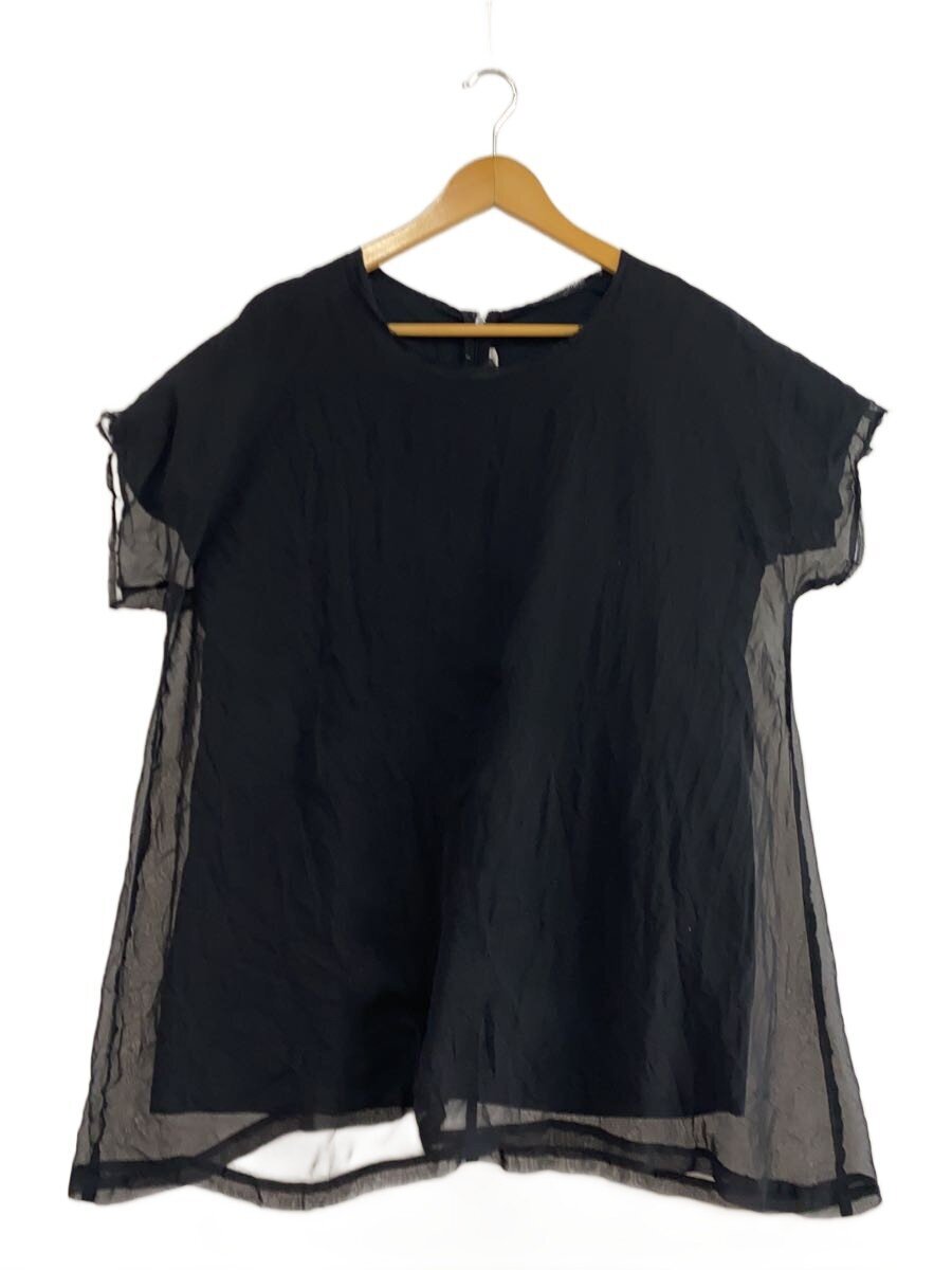 【中古】COMME des GARCONS COMME des GARCONS◆AD2013/半袖トップ/M/ポリエステル/BLK/RM-B010//【レディースお召しもの】