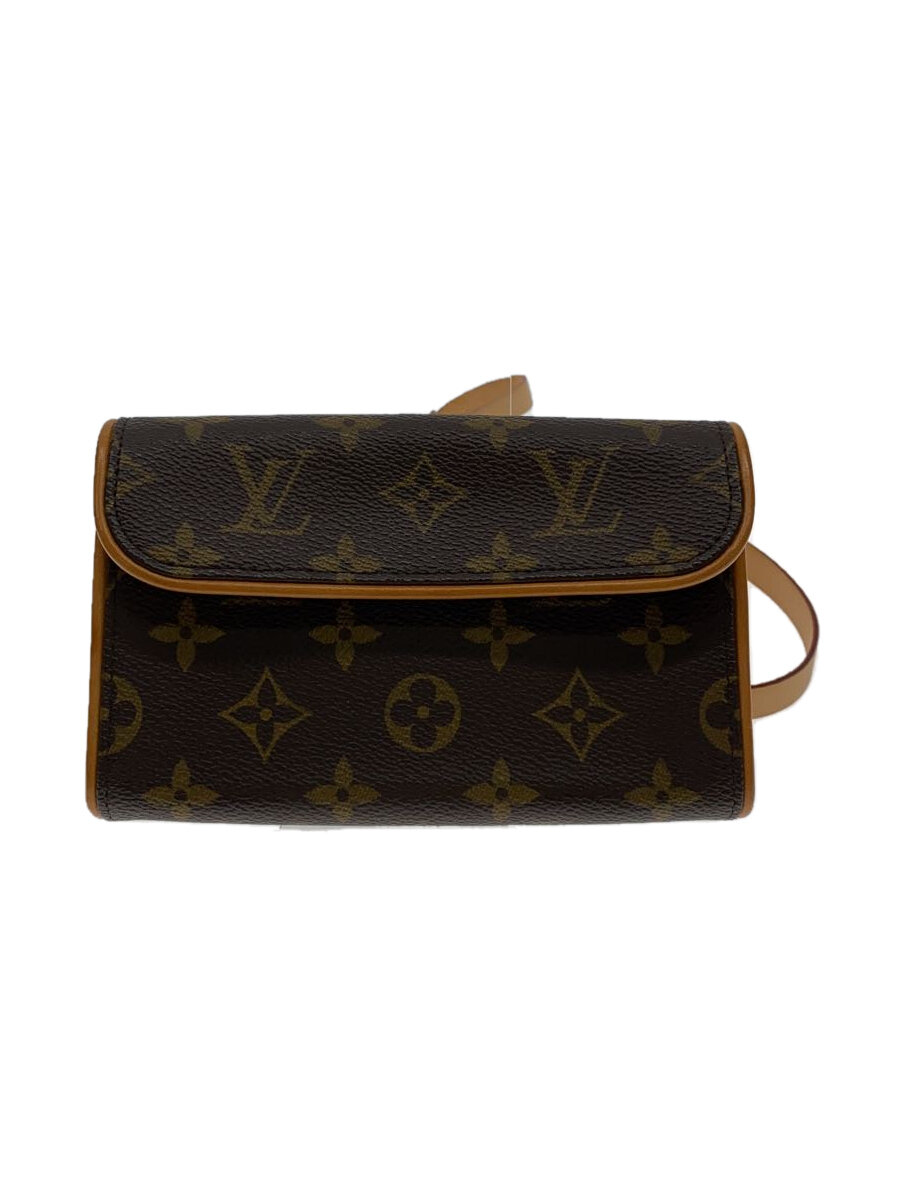 【中古】LOUIS VUITTON◆ポッシェット・フロランティーヌ_モノグラム/酉の方角御徒面子/PVC/SLV/毛の荒物/M51855//【御徒面子】