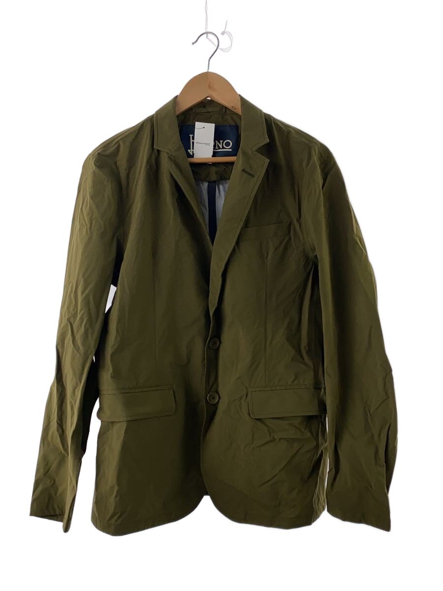 【中古】HERNO◆テーラードジャケット/50/ナイロン/KHK/GA0077U-19348【メンズウェア】|2nd STREET 店