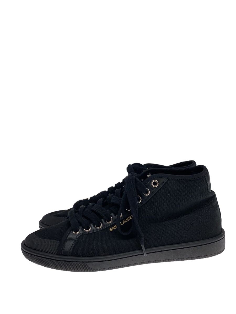 【中古】SAINT LAURENT◆ハイカットスニーカー/38/BLK/SL39【シューズ】