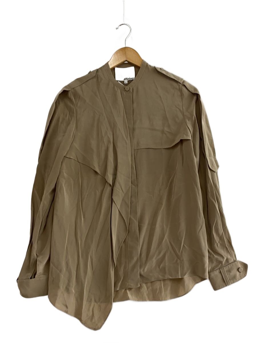 【中古】3.1 Phillip Lim◆長袖トップ/O/絹地/BEG【レディース御召しもの】