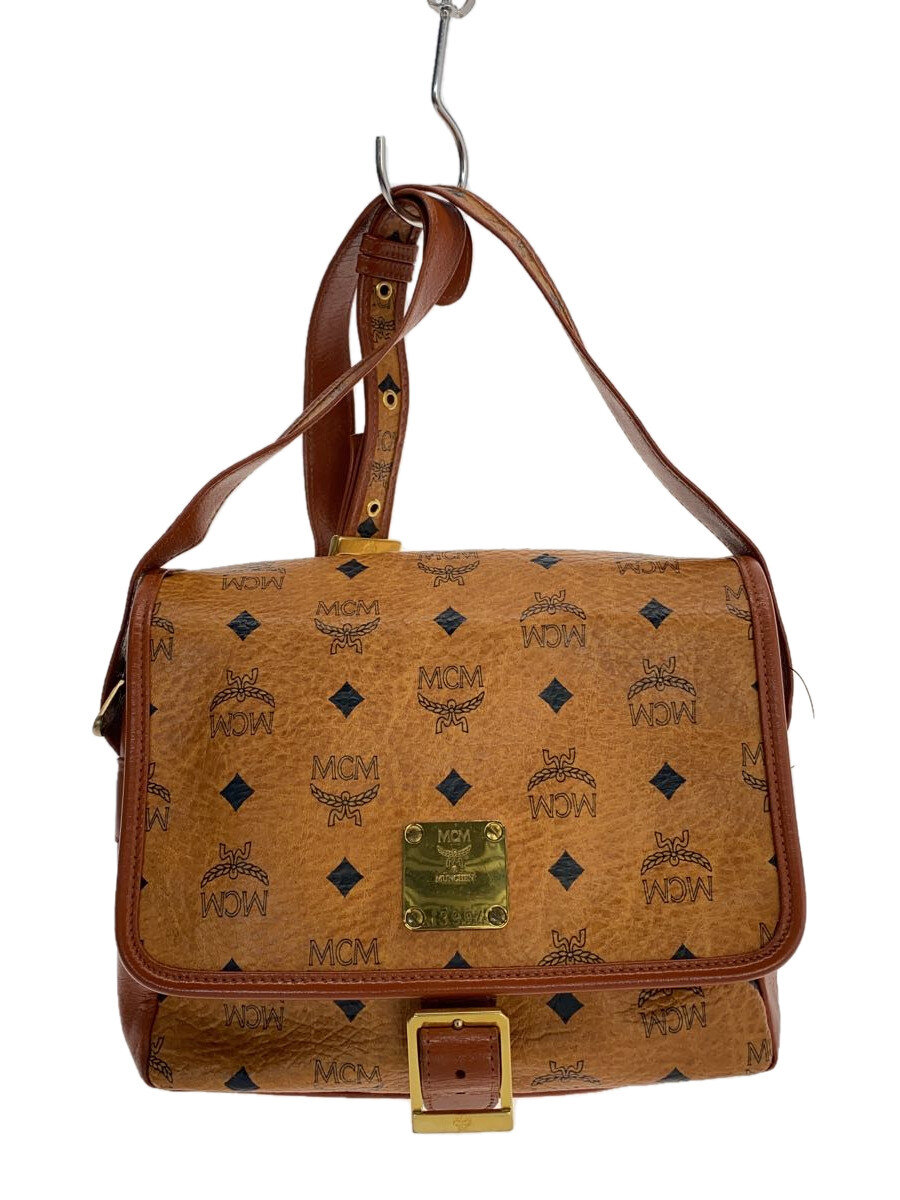 【中古】MCM◆ヴィセトス柄/ショルダーバッグ/レザー/BRW/総柄【バッグ】｜2ｎｄ STREET 店