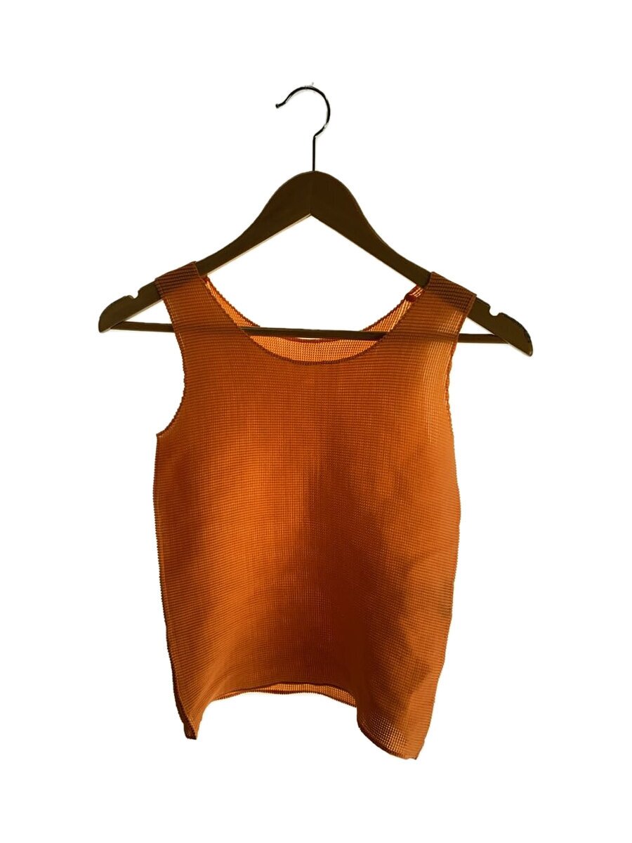 【中古】ISSEY MIYAKE◆キャミソール・貯蔵タンクとっ始め/M/ポリエステル/ORN/無地/IM92-FT011【レディース御召しもの】