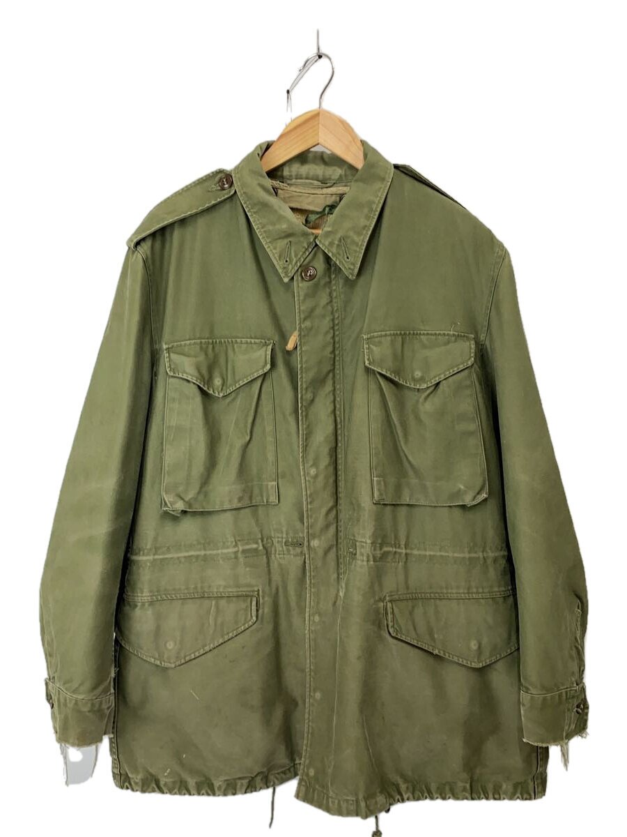 【中古】MILITARY◆ミリタリー上衣/S/綿織物/カーキ/無地/M51/TALON/ラインドライヴ付き添い人/50S【メンズウェア】