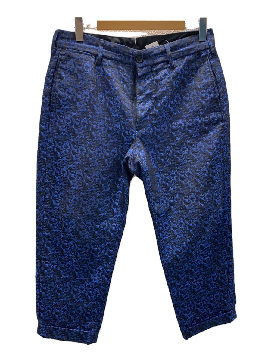 【中古】Engineered Garments◆21ss/SHINY マイコン JACQUARD/USA製/下つ方/34/ポリエステル/BLK【メンズウェア】