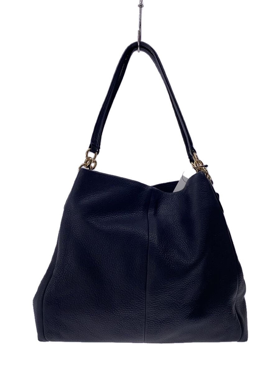 【中古】COACH◆ショルダーバッグ_オールレザー/レザー/NVY//【バッグ】|2nd STREET 店