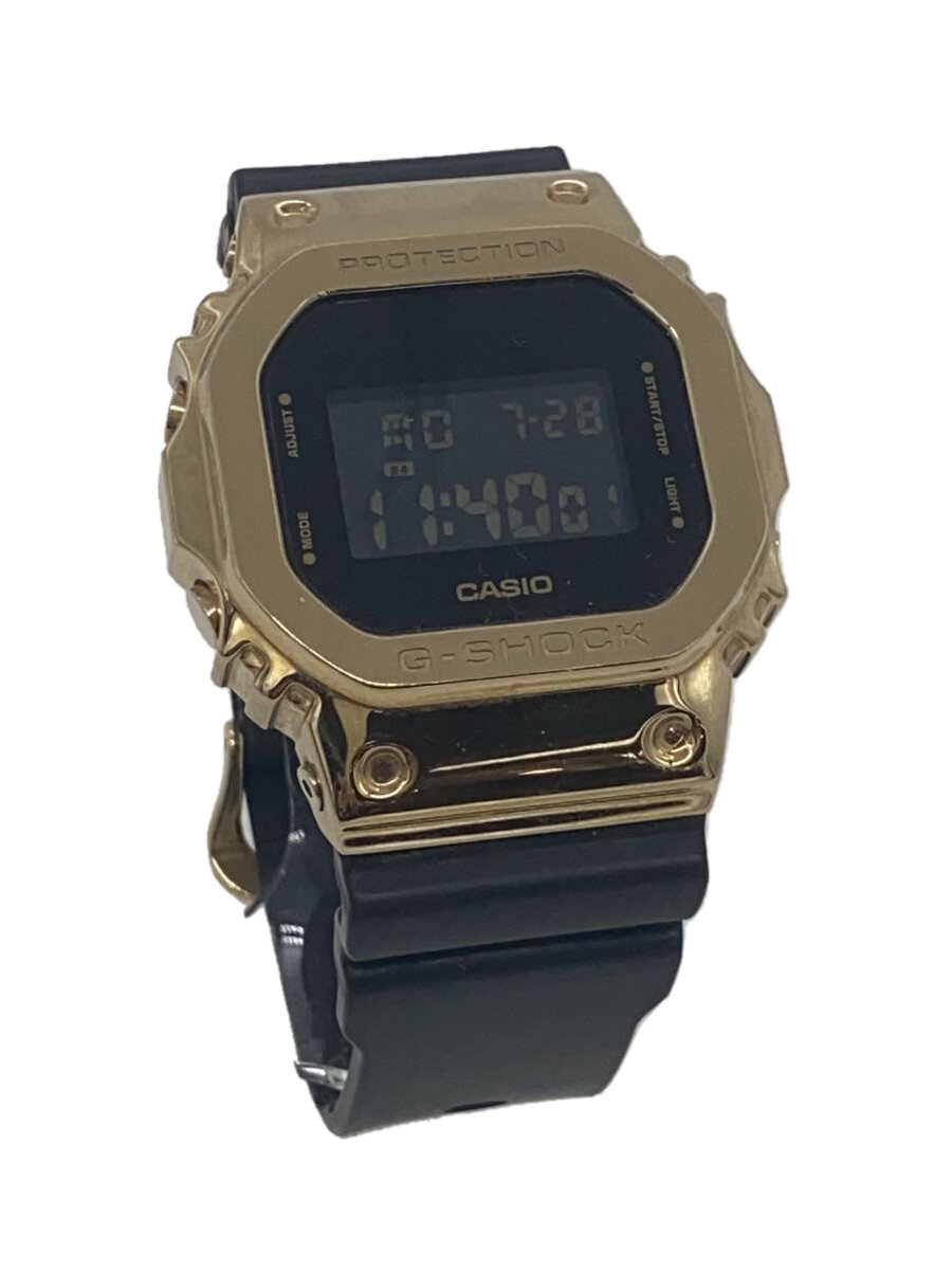 【中古】CASIO◆石英ウオッチ/デジタル/天然ゴム/BLK/BLK/SS/gm-5600ug//【服飾雑貨他】