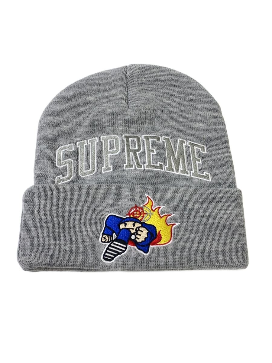 【中古】Supreme◆ニットキャップ/--/アクリル/GRY/メンズ【服飾雑貨他】｜2ｎｄ STREET 店