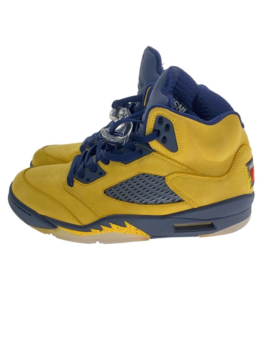 【中古】NIKE◆AIR JORDAN 5 RETRO SE/エアジョーダンレトロ/黄色/CQ9541-704/26.5糎/YL【シューズ】