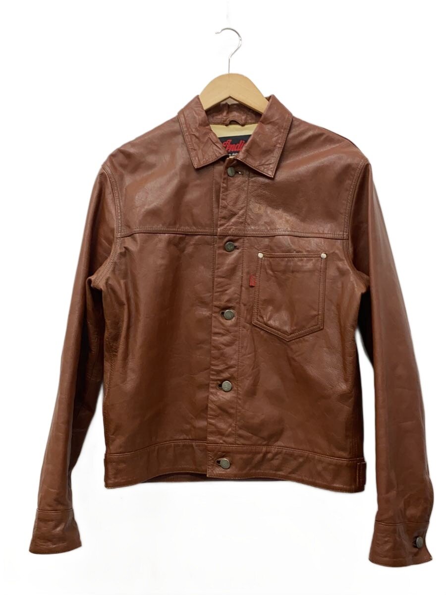 【中古】Indian Motorcycle◆レザージャケット・ブルゾン/40/山羊革/BRW【メンズウェア】｜2ｎｄ STREET 店