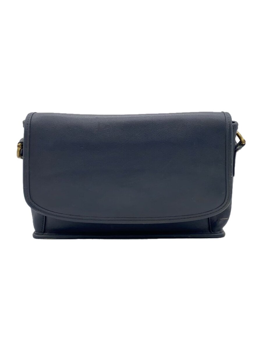 【中古】COACH◆ショルダーバッグ/なめし革/NVY/無地/9975/? NULL ?【御徒面子】