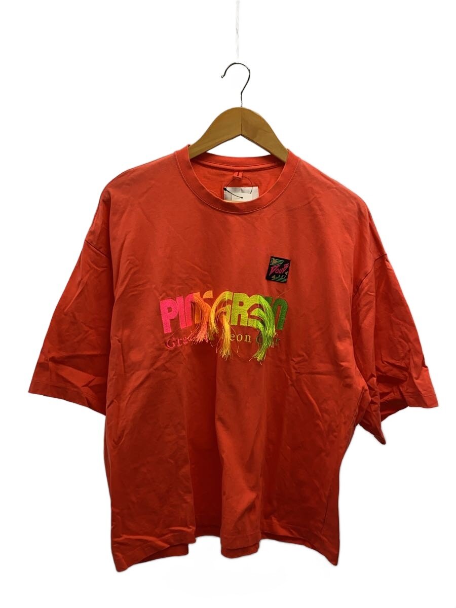 【中古】doublet◆19ss/GRADATION NEON EMBROIDERY/Tシャツ/オレンジ【メンズウェア】｜2ｎｄ STREET 店