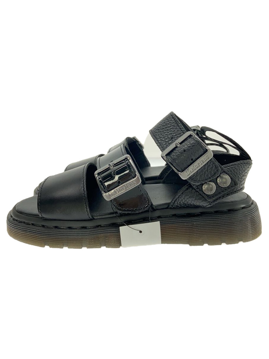 【中古】Dr.Martens◆サンダル/UK4/BLK/なめし革/25934001//【シューズ】