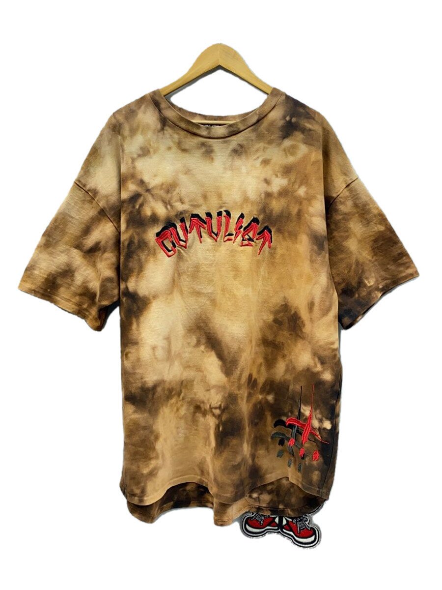 【中古】CVTVLIST◆CREW KUN SPCIAL TEE/フロントロゴ/タイダイ/Tシャツ/コットン/ブラウン/日本製【メンズウェア】|2nd STREET 店