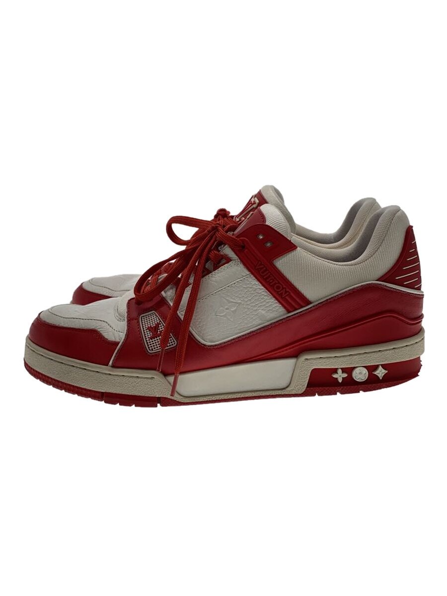 【中古】LOUIS VUITTON◆ローカットスニーカー/US9/RED/FD02619【シューズ】