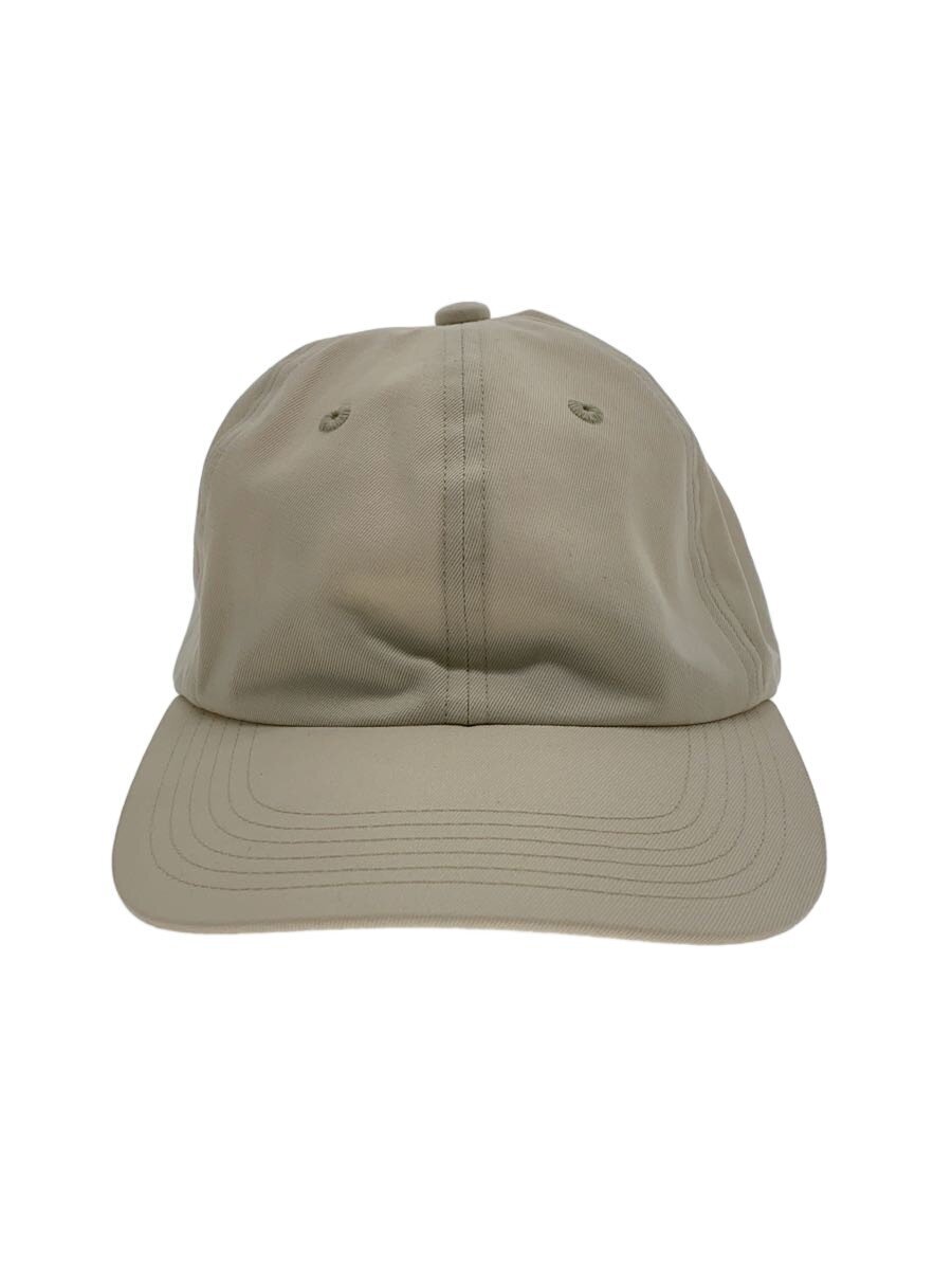 【中古】KIJIMA TAKAYUKI◆Cotton Gaba 6panel Cap/FREE/綿織物/BEG/無地/メンズ/E-008C【服飾雑貨他】