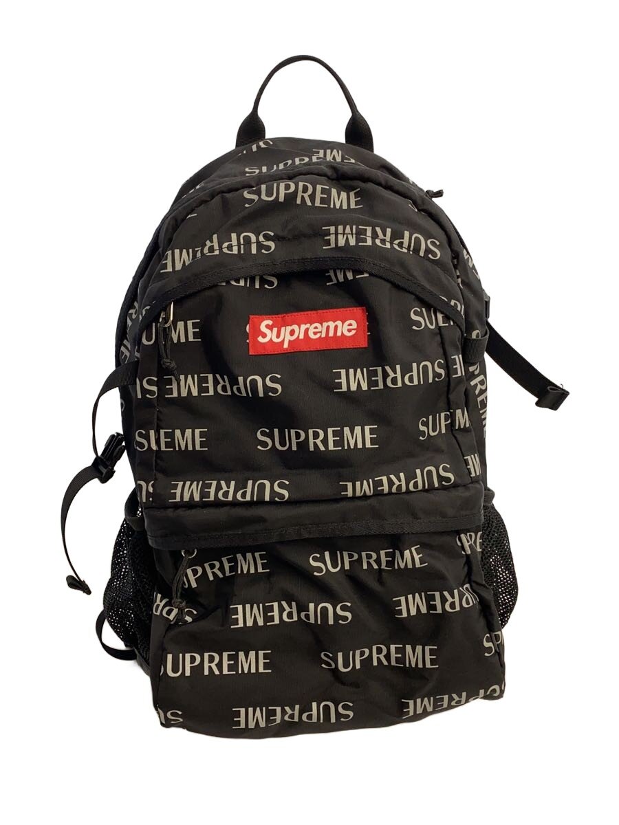 【中古】Supreme◆背嚢/--/BLK//【御徒面子】