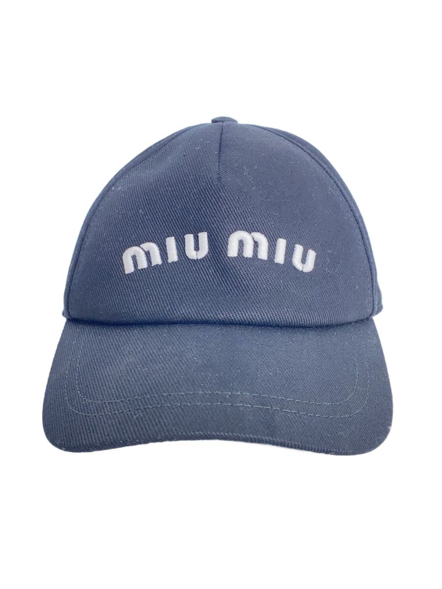 【中古】MIU MIU◆旗がしら/S/綿織物/BLK/レディース【服飾雑貨他】
