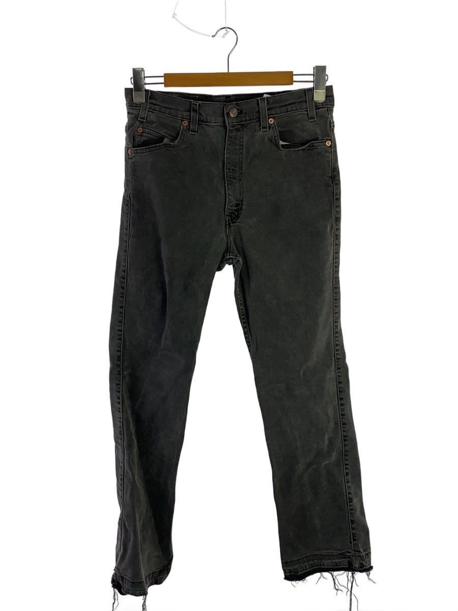 【中古】Levi’s◆引っ切り無いズボン下/34/ジーンズ/GRY/無地/517-3660【メンズウェア】