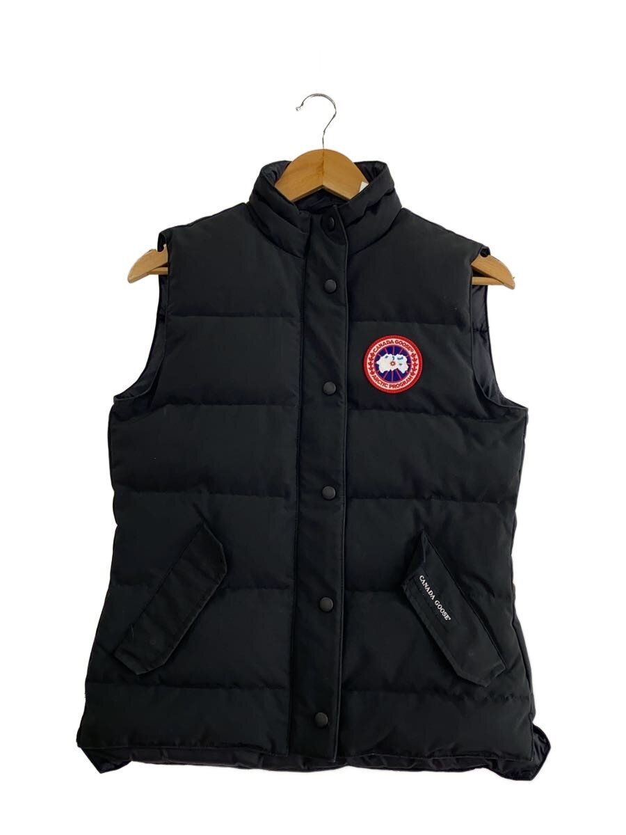 【中古】CANADA GOOSE◆FREESTYLE VEST/ブラック/ダウンベスト/S/ポリエステル/BLK/2832L//【レディースウェア】|2nd STREET 店