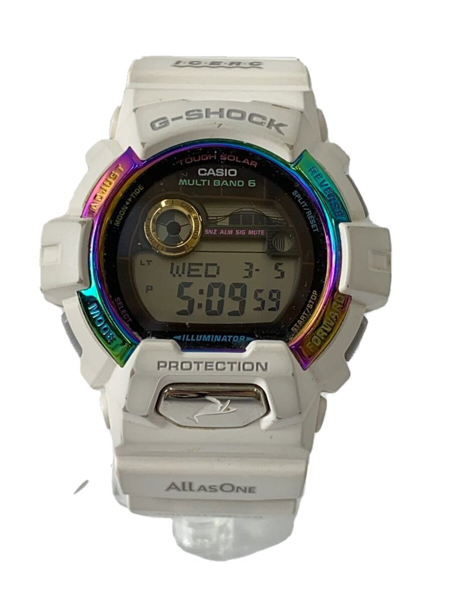 【中古】CASIO◆ソーラー腕時計_G-SHOCK/デジタル/WHT【服飾雑貨他】|2nd STREET 店