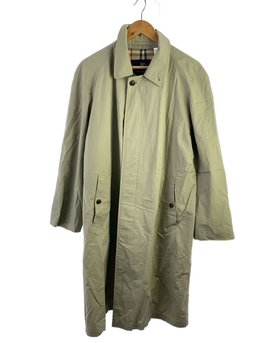 【中古】BURBERRY LONDON◆トレンチコート/--/綿織物/BEG【メンズウェア】